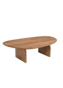 Mid.you , Naturfarben , Holz , Akazie , massiv , dreieckig , 76x38x135 cm ,