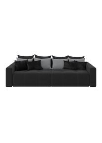 M&Ouml;BELIX M&ouml;belix , Graphitfarben , Textil , F&uuml;llung: Schaumstoffflocken , 280x87x145 cm , Bettkasten erh&auml;ltlich, Stoffauswahl, Schlafen auf Sitzh&ouml;he, einzeln ausziehbar, Bettfunktion erh&auml;ltlich, R&uuml;cken echt ,
