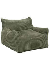 M&Ouml;BELIX M&ouml;belix , Olivgr&uuml;n , Textil , 600 l , F&uuml;llung: recyceltes Polystyrol (Eps) , 104x75x95 cm , Indoor ,