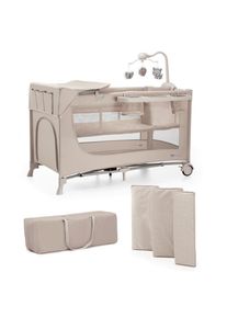 Kinderkraft Reisebett, Beige, 60x120 cm, zusammenklappbar, Ausstieg, Babym&ouml;bel & Kinderm&ouml;bel, Babyzimmer, Babybetten, Reisegitterbetten
