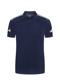 Big & Tall Sizes - Adidas - Mesh Polo Shirt with Logo Stripes on the Sleeves - XXL