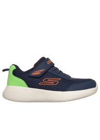 Slip-On Sneaker Skechers "GO RUN 400 V2", Herren, Gr. 37, blau (navy), Lederimitat, Textil, Schuhe Slip-On Sneaker, Slipper mit Klettverschluss, Gr&ouml;&szlig;enschablone zum Download