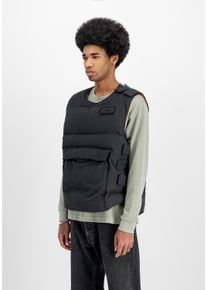 Blouson Alpha Industries "Protector Puffer Vest", Herren, Gr. XL, schwarz, Obermaterial: 100% Nylon, Futter: 100% Polyester, F&uuml;llung: 100% Polyester, Jacken Blouson