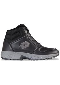 Schn&uuml;rboots Lotto, Damen, Gr. 45, schwarz (schwarz, grau), Synthetik, Schuhe Schn&uuml;rboots