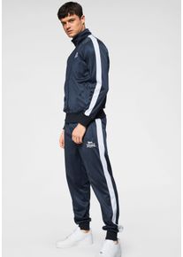 Trainingsanzug Lonsdale "PEMBER", Herren, Gr. L (50), blau (marine), Obermaterial: 100% Polyester, unifarben, Sportanz&uuml;ge Trainingsanzug