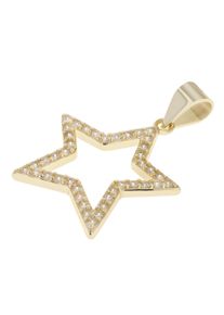 Adelia&acute;s Adelia&acute;s "Damen Anh&auml;nger &iquest; Stern Charmanh&auml;nger aus 925 Silber mit Zirkonia"