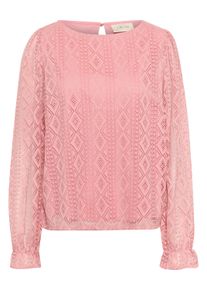 Langarmbluse Cream "Langarm-Bluse CRValerie", Damen, Gr. 38, rosa (blush), Obermaterial: 100% Polyester PES., Blusen Langarmbluse