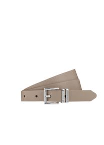 Lederg&uuml;rtel Tamaris "Franca", Damen, Gr. 85, beige (cream), Rindsleder, G&uuml;rtel Lederg&uuml;rtel, mit dezent genarbter, leicht genarbter Oberfl&auml;che
