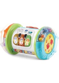 Lernspielzeug Vtech "Vtech Baby, 3in1 Rollende Entdecker-Trommel", bunt, Lernspielzeug, BabyB:19cm H:14cm, Kunststoff, Lernspielzeug, B:19cm H:14cm