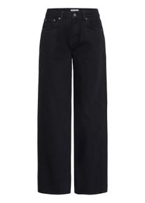Regular-fit-Jeans Ichi "Damen Jeans IHJULIA", Damen, Gr. 34, L&auml;nge 32, schwarz (washed schwarz), Obermaterial: 100% Baumwolle CO., Jeans Regular-fit-Jeans