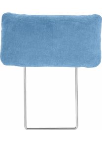 Sofa-Kopfst&uuml;tze SIT & MORE "Pablo", blau (hellblau), B:50cm H:25cm T:12cm, Holzwerkstoff, Kopfst&uuml;tzen, Sofa-Kopfst&uuml;tze