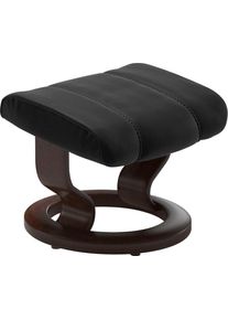 Fu&szlig;hocker STRESSLESS "Consul", schwarz (schwarz paloma), B:54cm H:38cm T:39cm, Leder BATICK: BATICK ist ein leicht korrigiertes, durchgef&auml;rbtes und genarbtes M&ouml;belleder, bei dem die meisten Unebenheiten und Spuren in der Regel entfernt wurden.;Leder PALOMA: PALOMA ist ein durchgef&auml;rbtes Semianilin-M&ouml;belleder mit nat&uuml;rlicher Narbung.;ROHLEDER Stoff Q2 FARON: Ein fester zuverl&auml;ssiger Boucl&eacute; mit eine