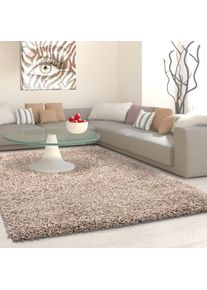 Hochflor-Teppich AYYILDIZ TEPPICHE "Life Shaggy 1500 , auch als L&auml;ufer und in Rund erh&auml;ltlich" Gr. 8, beige, B:300cm H:30mm L:400cm, Kunstfaser, Teppiche, Hochflor-Teppich, Langflor, uni, gro&szlig;e Farb- und Gr&ouml;&szlig;enauswahl. Wohnzimmer, alle R&auml;ume