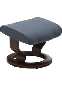 Fu&szlig;hocker STRESSLESS "Consul", blau (sparrow blau paloma), B:54cm H:38cm T:39cm, Leder BATICK: BATICK ist ein leicht korrigiertes, durchgef&auml;rbtes und genarbtes M&ouml;belleder, bei dem die meisten Unebenheiten und Spuren in der Regel entfernt wurden.;Leder PALOMA: PALOMA ist ein durchgef&auml;rbtes Semianilin-M&ouml;belleder mit nat&uuml;rlicher Narbung.;ROHLEDER Stoff Q2 FARON: Ein fester zuverl&auml;ssiger Boucl&eacute; mit ei