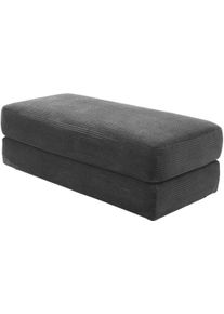 Hocker JOCKENH&Ouml;FER GRUPPE "Allround, B: 122 cm", grau, B:122cm H:44cm T:58cm, 100% Polyester, Hocker, Hocker, vielseitig nutzbar, viele Farben und Qualit&auml;ten w&auml;hlbar