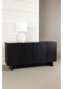 Sideboard VENTURE HOME "Tyres&ouml;, Sideboard, klassisch, Breite 160 cm", schwarz, B:160cm H:80cm T:42cm, MDF, Sideboards, Sideboard, Sideboard, Lackierung, ger&auml;umig, kultiviert, modern