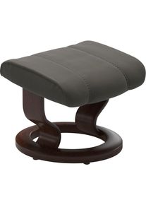 Fu&szlig;hocker STRESSLESS "Consul", grau (metal grau paloma), B:54cm H:38cm T:39cm, Leder BATICK: BATICK ist ein leicht korrigiertes, durchgef&auml;rbtes und genarbtes M&ouml;belleder, bei dem die meisten Unebenheiten und Spuren in der Regel entfernt wurden.;Leder PALOMA: PALOMA ist ein durchgef&auml;rbtes Semianilin-M&ouml;belleder mit nat&uuml;rlicher Narbung.;ROHLEDER Stoff Q2 FARON: Ein fester zuverl&auml;ssiger Boucl&eacute; mit eine