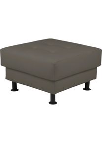 Polsterhocker HOME AFFAIRE "Bengo", braun (schlamm), B:65cm H:42cm T:65cm, Microfaser (100% Polyester);Struktur (100% Polyester);Kunstleder, Hocker, Polsterhocker, passend zu &raquo;Bengo&laquo;-Sofa