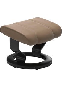 Fu&szlig;hocker STRESSLESS "Consul", braun (almond paloma), B:54cm H:38cm T:39cm, Leder BATICK: BATICK ist ein leicht korrigiertes, durchgef&auml;rbtes und genarbtes M&ouml;belleder, bei dem die meisten Unebenheiten und Spuren in der Regel entfernt wurden.;Leder PALOMA: PALOMA ist ein durchgef&auml;rbtes Semianilin-M&ouml;belleder mit nat&uuml;rlicher Narbung.;ROHLEDER Stoff Q2 FARON: Ein fester zuverl&auml;ssiger Boucl&eacute; mit einem s