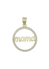Adelia&acute;s Kettenanh&auml;nger ADELIA&acute;S "Damen Anh&auml;nger aus 925 Silber mit Zirkonia", wei&szlig;, Schmuckanh&auml;nger, Damen, Kettenanh&auml;nger