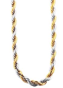 Adelia&acute;s Gliederkette ADELIA&acute;S "Damen Halskette &iquest; Kordelkette aus Edelstahl 60+5" Gr. 65, silber, Halsketten, Damen, Edelstahl, Gliederkette