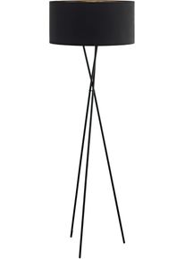 Eglo Stehlampe "FONDACHELLI", schwarz (schwarz, kupferfarben), 1, &Oslash; 51cm H: 151,5cm, 1 Stk., Leuchten, &Oslash;51 x H151,5 cm / Hochwertige Stehlampe, Stehlampe