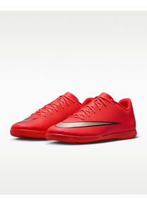Fu&szlig;ballschuh Nike "Mercurial Vapor 17 Club", Herren, Gr. 45, rot (bright crimson, blur), Synthetik, Schuhe Fu&szlig;ballschuh, f&uuml;r Hallen- und Hartpl&auml;tze