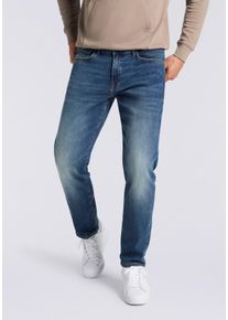Straight-Jeans BOSS Orange "Re Maine Stretch Denim", Herren, Gr. 38, L&auml;nge 34, blau (navy411), Denim/Jeans, Obermaterial: 92% Baumwolle, 6% Polyester, 2% Elasthan, unifarben, regular fit lang, Jeans Straight-Jeans, Regular Gerades Bein Mittlere Leibh&ouml;he