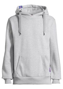 Kapuzenpullover SALZHAUT "Hoodie HEFF", Herren, Gr. S, grau (grau melange), Obermaterial: 55% Baumwolle CO. 45% Polyester PES., Pullover Kapuzenpullover