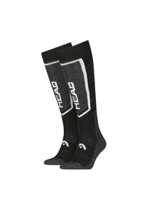 Skistr&uuml;mpfe Head "Head SKI COMFORT KNEEHIGH", Herren, Gr. 43-46, schwarz, Obermaterial: 65% Polyacryl, 20% Polyamid, 13% Wolle, 2% Elasthan, Socken Skistr&uuml;mpfe
