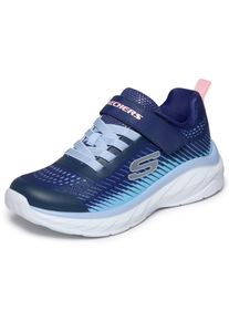 Sneaker Skechers "BOUNDLESS", M&auml;dchen, Gr. 36, navy, multi, Textil, Schuhe Sneaker, Freizeitschuh mit Klett, Gr&ouml;&szlig;enschablone zum Download
