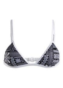 Bade-Shirt Roxy "Mineral", Damen, Gr. M, grau (anthrazit morockin vibes swim), Obermaterial: 87% Nylon, 13% Elasthan., Bikini-Oberteile Bade-Shirt