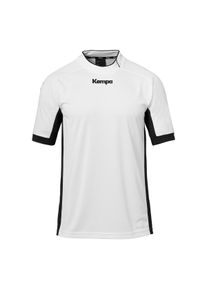 T-Shirt Kempa "Shirt PRIME TRIKOT Kids", M&auml;dchen, Gr. 164, wei&szlig; (wei&szlig;, schwarz), Obermaterial: 100% Polyester PES., Shirts T-Shirt
