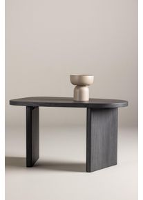 Venture Home Ablagetisch, MDF, oval, niedrig, kompakt, wohnlich