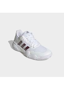 Tennisschuh adidas Performance "SOLEMATCH CONTROL 2", Herren, Gr. 48, wei&szlig; (cloud wei&szlig;, maroon, tech grau metallic), Synthetik, Textil, Schuhe Tennisschuh, f&uuml;r Allcourt, Hard-Court, Multi-Court
