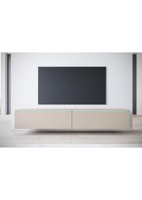 Home Affaire "LOWBOARD VERA, wahlweise mit oder ohne Beleuchtung" Modernes griffloses TV-Board, 180 cm TV-Schrank, stehend und h&auml;ngend