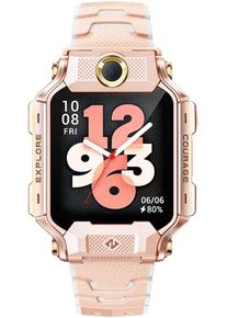 Smartwatch IMOO "Watch Phone X10 Kinder", rosa, rosa, Smartwatches, 40,6mm,mit eSIM, Dornschlie&szlig;e, Smartwatch