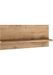 Wandboard KOCHSTATION "KS-Milan", braun (wotaneiche), B:50cm H:24cm T:18cm, Holzwerkstoff, Regale, Wandboard, Regal in nat&uuml;rlichen Wotaneiche-Dekor, praktische Ablagefl&auml;che