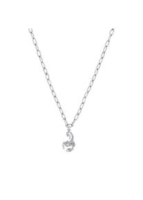 Kette mit Anh&auml;nger Amor "Scorpions by Amor, Skorpion-Motiv", edelstahlfarben, Halsketten, Damen, Edelstahl, L: 50 B: 3mm, Kette mit Anh&auml;nger, B:3mm