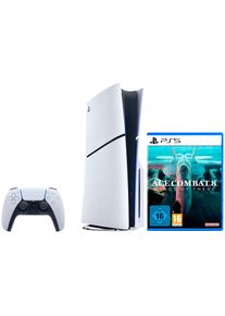Playstation 5 Konsolen-Set "PS5 Disk Edition (Slim) inkl. Ace Combat 8: Wings of Theve", wei&szlig; (wei&szlig;, schwarz), B:35,8cm H:9,6cm T:21,6cm, Spielekonsolen, Konsolen-Set