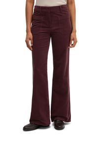 Marc O'Polo Cordhose MARC O'POLO "MARTHE FLARED", Damen, Gr. 38, N-Gr, braun (deep plum), Cord, Obermaterial: 98% Baumwolle, 2% Elasthan, unifarben, flare fit lang, Hosen Cordhose, aus Stretch-Baumwolle, Flared Fit