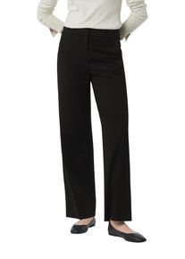 Marlene-Hose comma, Damen, Gr. 46, N-Gr, schwarz, Web, Obermaterial: 48% Polyamid, 42% Viskose, 10% Elasthan, unifarben, relaxed fit kn&ouml;chellang, Hosen Marlene-Hose, mit Taschen