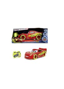 RC-Auto JADA "RC Lightning McQueen Glow Racers 1:14", rot, Fernlenkfahrzeuge, Kinder, Kunststoff, RC-Auto, mit beleuchtetem Unterboden und Augen