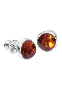 Paar Ohrstecker OSTSEE-SCHMUCK "- Classic 7 mm - Silber 925/000 - Bernstein" Gr. 8, silber (silber 925, silberfarben, wei&szlig;), Ohrringe, Damen, 8, Silber 925 (Sterlingsilber), Paar Ohrstecker