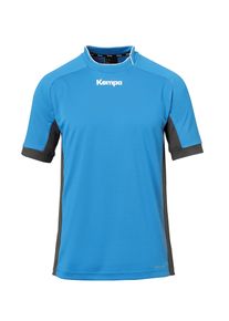 T-Shirt Kempa "Shirt PRIME TRIKOT Kids", M&auml;dchen, Gr. 152, blau (Kempablau, anthra), Obermaterial: 100% Polyester PES., Shirts T-Shirt