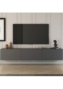 Mid.you , Anthrazit , Holzwerkstoff , 150x30x32 cm , h&auml;ngend ,