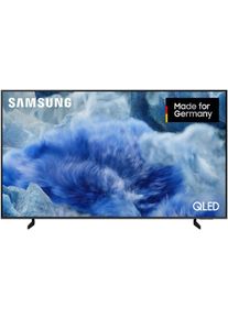 Samsung QLED-Fernseher "GQ85Q8FAAU QLED-Fernseher", Energieeffizienz: E, schwarz, 85 &Prime;, Fernseher, Quantum HDR+, Knox Security, Art Store, 3D Sound, Gaming Hub, AI TV, QLED-Fernseher