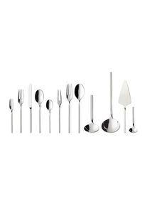Villeroy & Boch Besteck-Set VILLEROY & BOCH "Tafelbesteck NewWave 70er Set silber", silber, Essbesteck-Sets, Besteck-Set