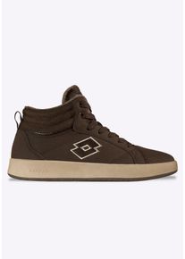 Sneakerboots Lotto, Damen, Gr. 45, dunkelbraun, sand, Synthetik, Textil, Schuhe Sneakerboots, Winterschuhe, Schn&uuml;rboots, Sneaker, gef&uuml;ttert