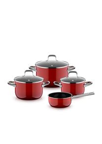 WMF "Fusiontec Essential Pro" Set, 7 tlg. tlg. Edelstahl Glas
